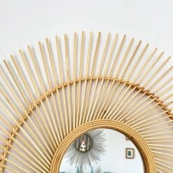 Darthome Limited 63cm Round Bamboo Mirror 8 Darthome Limited 63cm Round Bamboo Mirror -Decor Garden Shop IMG E7274