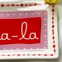 Darthome Limited Stoneware Red Oh La La Trinket Dish -Decor Garden Shop IMG E7281 3b4c1fd1 90ea 4201 aaf4 1d16d7576a3c