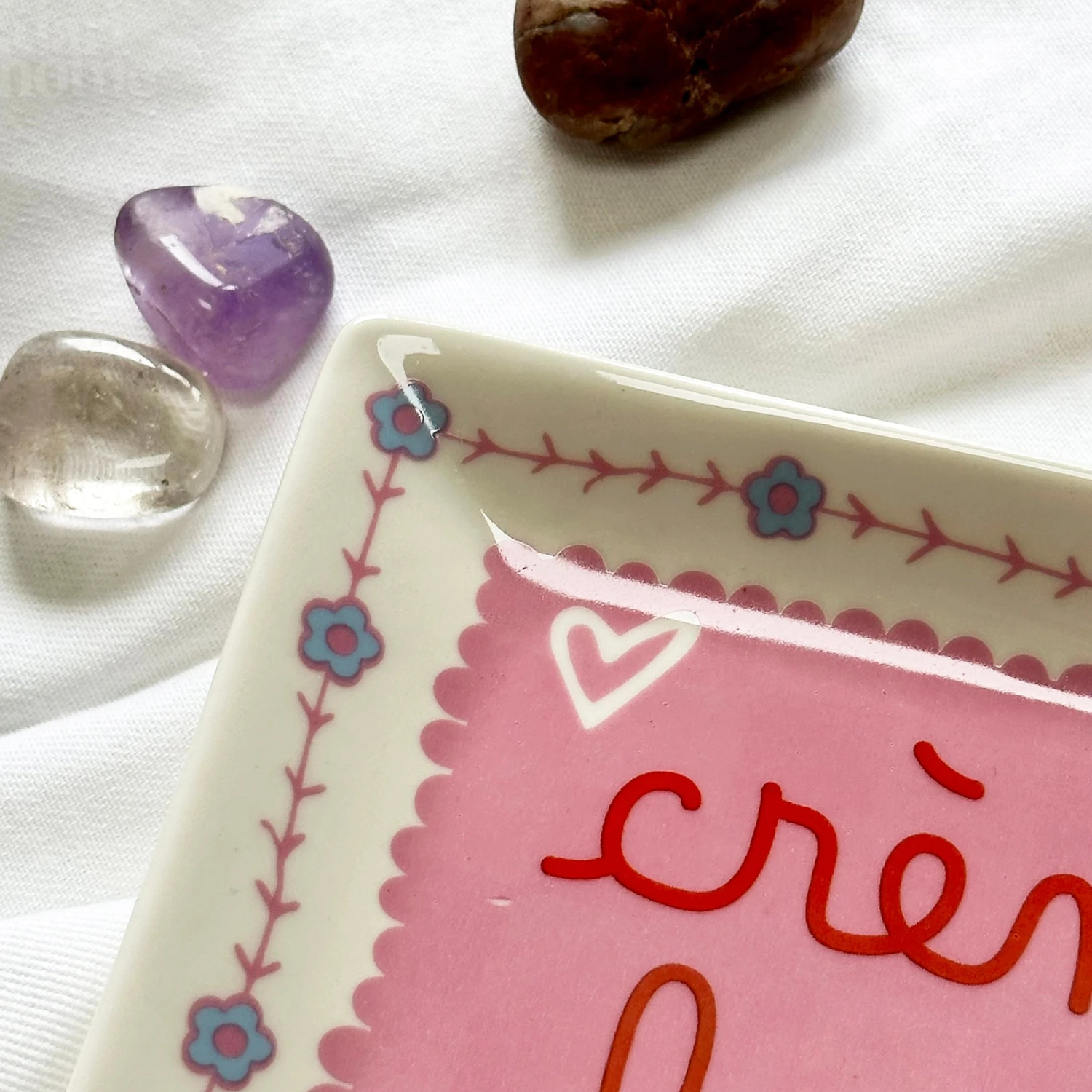 Darthome Limited Pink Creme De La Creme Trinket Dish 2 Darthome Limited Pink Creme De La Creme Trinket Dish - Image 2