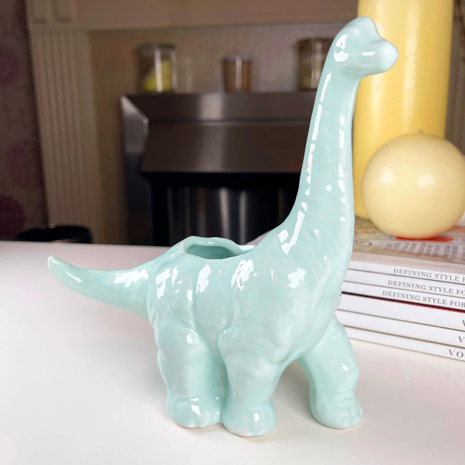 Darthome Limited Green Diplodocus Dinosaur Succulent Plant Pot 1 Darthome Limited Green Diplodocus Dinosaur Succulent Plant Pot