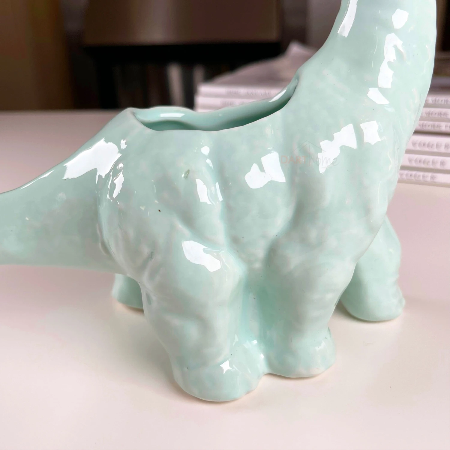 Darthome Limited Green Diplodocus Dinosaur Succulent Plant Pot 4 Darthome Limited Green Diplodocus Dinosaur Succulent Plant Pot - Image 4
