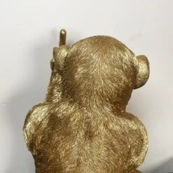 Darthome Limited Large Gold Up Yours Monkey Ornament -Decor Garden Shop IMG E7394