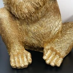 Darthome Limited Large Gold Up Yours Monkey Ornament -Decor Garden Shop IMG E7396
