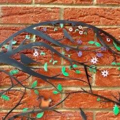 Darthome Limited Woodland Wildlife Metal Wall Art - Coloured Finish -Decor Garden Shop IMG E7403 editedG