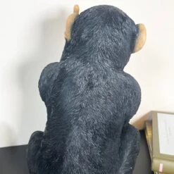 Darthome Limited Black Up Yours Monkey Ornament 21x30x20cm -Decor Garden Shop IMG E7411
