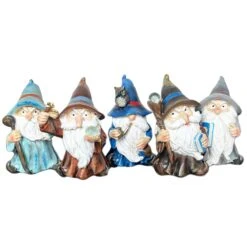 Darthome Limited Set Of 5 Mini Wizard Figurines -Decor Garden Shop IMG E7446copy
