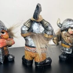 Darthome Limited Set Of 3 Mini Viking Figurines -Decor Garden Shop IMG E7465
