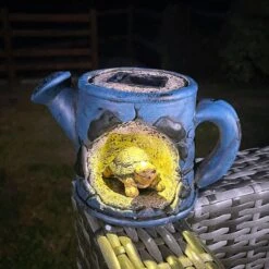 Darthome Limited Tortoise In Watering Can Solar Garden Ornament