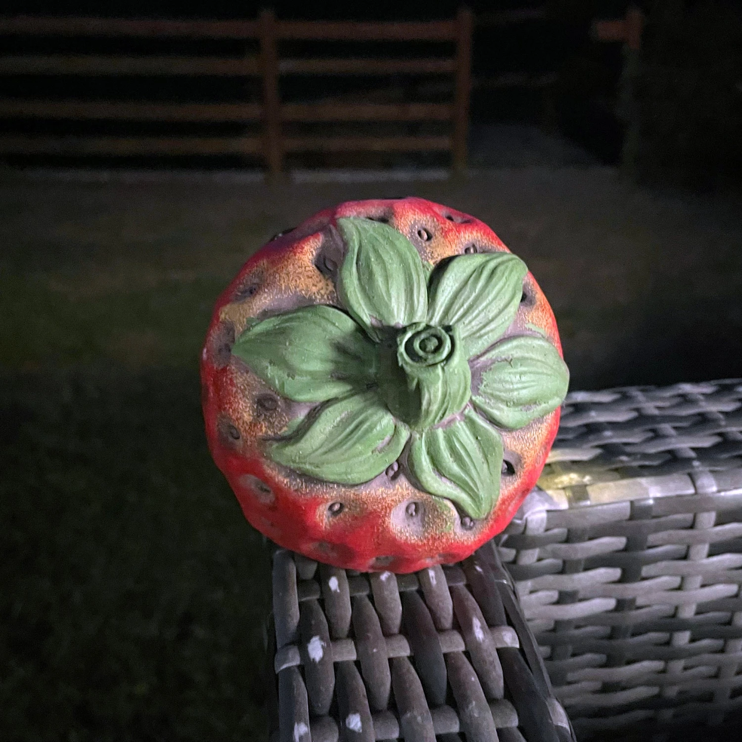 Darthome Limited Rabbit In Strawberry Solar Garden Ornament 4 Darthome Limited Rabbit In Strawberry Solar Garden Ornament - Image 4