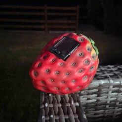 Darthome Limited Rabbit In Strawberry Solar Garden Ornament 9 Darthome Limited Rabbit In Strawberry Solar Garden Ornament -Decor Garden Shop IMG E7510 editedDB