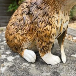 Darthome Limited Brown Metal Rabbit Garden Sculpture -Decor Garden Shop IMG E7623 editedBQ 3