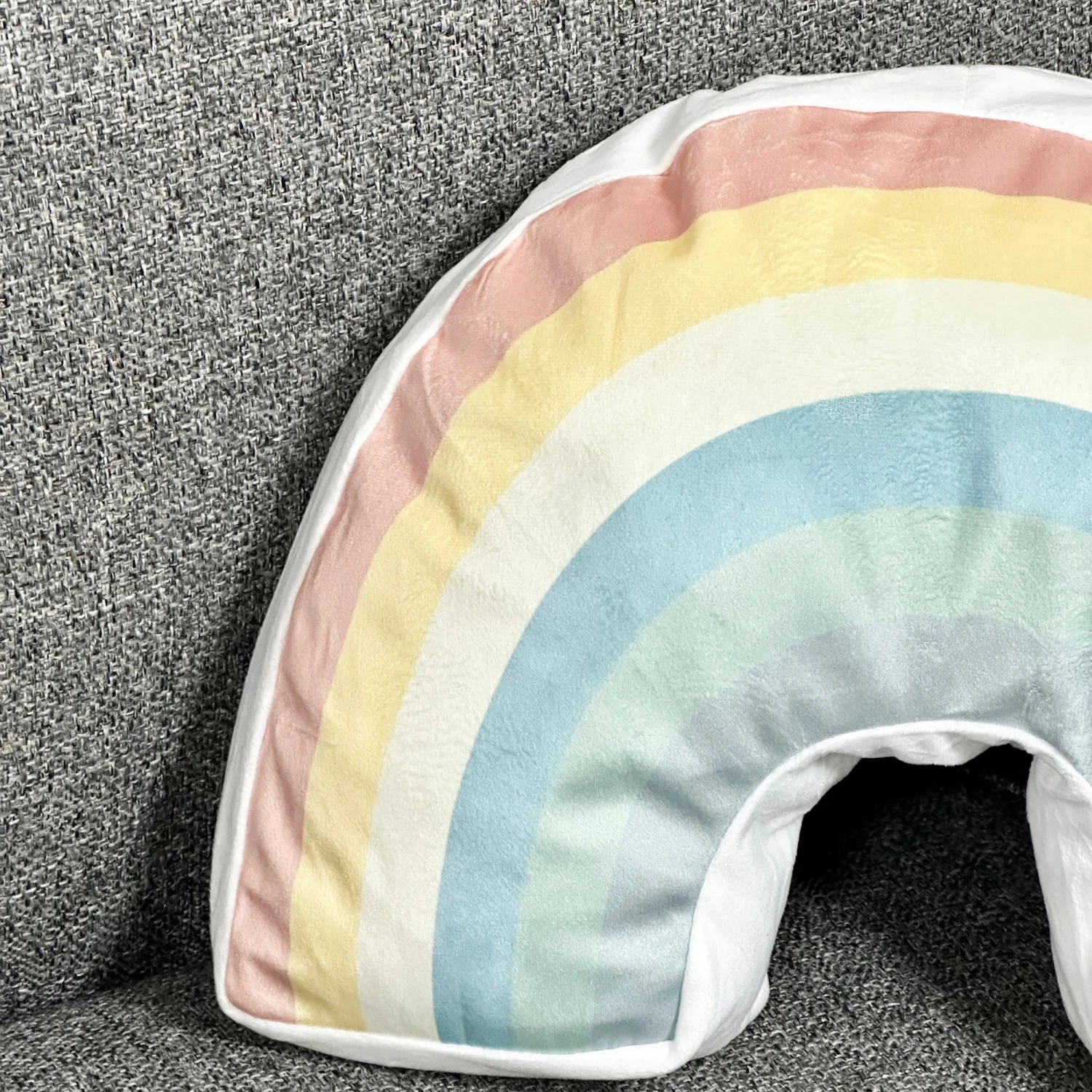 Darthome Limited Pastel Rainbow Cushion 2 Darthome Limited Pastel Rainbow Cushion - Image 2