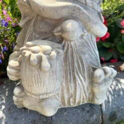 Darthome Limited Stone Drinking Gnome Garden Ornament -Decor Garden Shop IMG E7709 editedAX