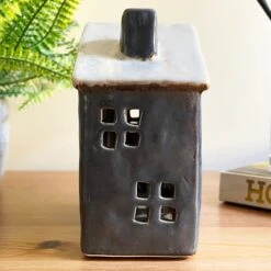 Darthome Limited Blue Ceramic Town House Candle Holder -Decor Garden Shop IMG E7711