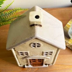 Darthome Limited Cream Village House Candle Holder -Decor Garden Shop IMG E7770