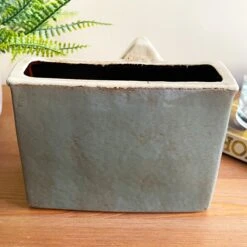 Darthome Limited Ceramic Grey Cottage House Plant Pot -Decor Garden Shop IMG E7788