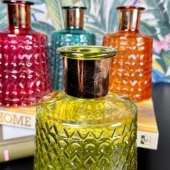 Darthome Limited Jewel Glass Coloured Vases Set Of 4 -Decor Garden Shop IMG E7807 editedN