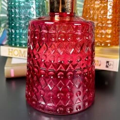 Darthome Limited Jewel Glass Coloured Vases Set Of 4 -Decor Garden Shop IMG E7815 editedV