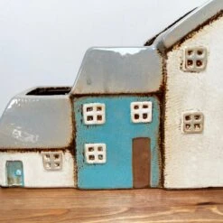 Darthome Limited Ceramic Terraced Houses Indoor Plant Pot -Decor Garden Shop IMG E7850