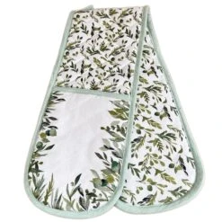 Darthome Limited Cotton Olive Grove Double Oven Glove -Decor Garden Shop IMG E7929 editedDDcopy