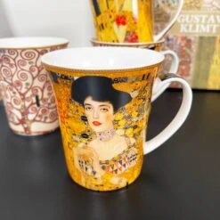 Darthome Limited Set Of 4 Fine China Gustav Klimt Art Mugs Gift Boxed -Decor Garden Shop IMG E7967