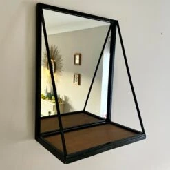 Darthome Limited Industrial Mirror Shelf Unit -Decor Garden Shop IMG E8031