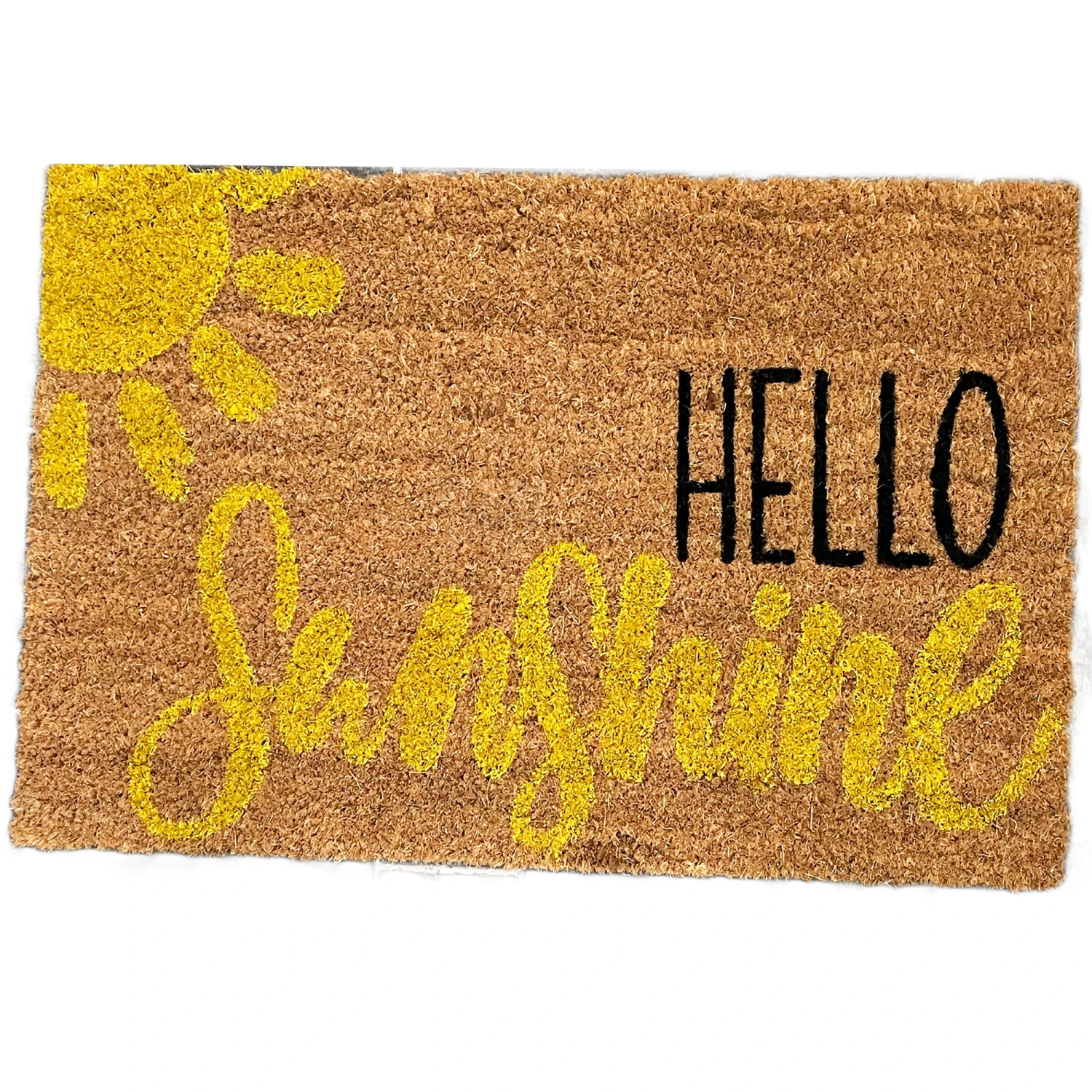 Darthome Limited Hello Sunshine Script Coir Door Mat 5 Darthome Limited Hello Sunshine Script Coir Door Mat - Image 5
