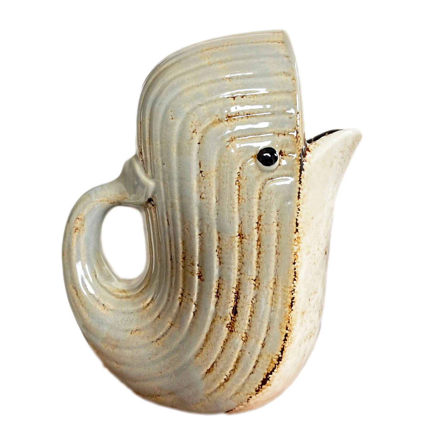 Darthome Limited Grey Ceramic Whale Jug 5 Darthome Limited Grey Ceramic Whale Jug - Image 5