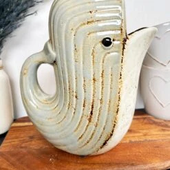 Darthome Limited Grey Ceramic Whale Jug 8 Darthome Limited Grey Ceramic Whale Jug -Decor Garden Shop IMG E8257 editedDG