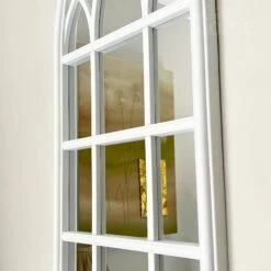 Darthome Limited White Gothic Arch Window Mirror 70cm -Decor Garden Shop IMG E8271 editedDQ