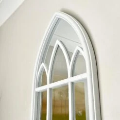 Darthome Limited White Gothic Arch Window Mirror 70cm -Decor Garden Shop IMG E8272 editedDR