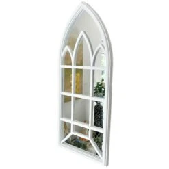 Darthome Limited White Gothic Arch Window Mirror 70cm -Decor Garden Shop IMG E8274 editedDScopy