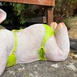 Darthome Limited Pink Pig In Bikini Ornament 9 Darthome Limited Pink Pig In Bikini Ornament -Decor Garden Shop IMG E8351 editedF