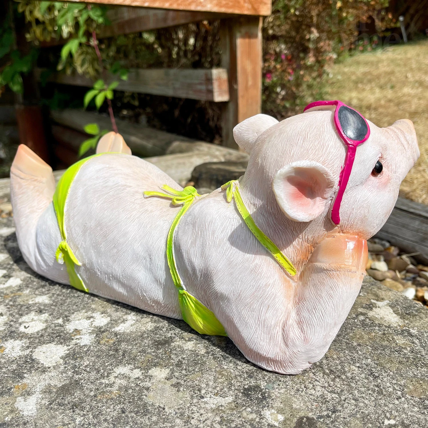 Darthome Limited Pink Pig In Bikini Ornament 5 Darthome Limited Pink Pig In Bikini Ornament - Image 5