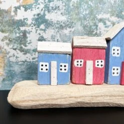 Darthome Limited Rustic Wooden Harbour Houses Ornament -Decor Garden Shop IMG E8370 1