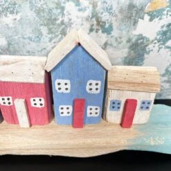 Darthome Limited Rustic Wooden Harbour Houses Ornament -Decor Garden Shop IMG E8373 1