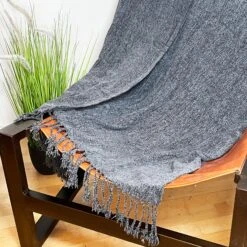 Darthome Limited Soft Plaid Navy Throw 127cm X 152cm 7 Darthome Limited Soft Plaid Navy Throw 127cm X 152cm -Decor Garden Shop IMG E8427