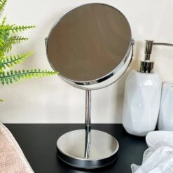 Darthome Limited 2x Magnifying Chrome Pedestal Mirror