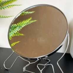 Darthome Limited 2x Magnifying Chrome Travel Mirror -Decor Garden Shop IMG E8718