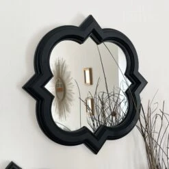 Darthome Limited Black Quarterfoil Wall Mirrors Set Of 3 -Decor Garden Shop IMG E8738 editedJ