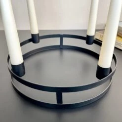 Darthome Limited Black Circular Candlestick Holder -Decor Garden Shop IMG E8869