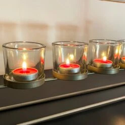 Darthome Limited Gold Multi Hurricane Candle Holder Set -Decor Garden Shop IMG E8923