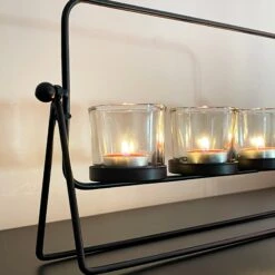 Darthome Limited Black Multi Hurricane Candle Holder Set -Decor Garden Shop IMG E8942
