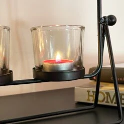 Darthome Limited Black Multi Hurricane Candle Holder Set -Decor Garden Shop IMG E8945