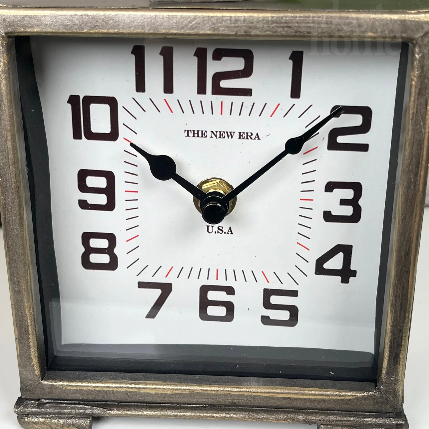 Darthome Limited Antique Brass Square Carriage Clock 2 Darthome Limited Antique Brass Square Carriage Clock - Image 2