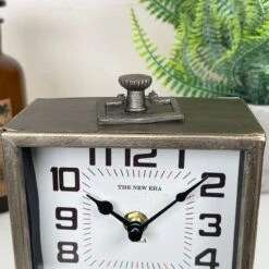 Darthome Limited Antique Brass Square Carriage Clock 8 Darthome Limited Antique Brass Square Carriage Clock -Decor Garden Shop IMG E9049 editedX