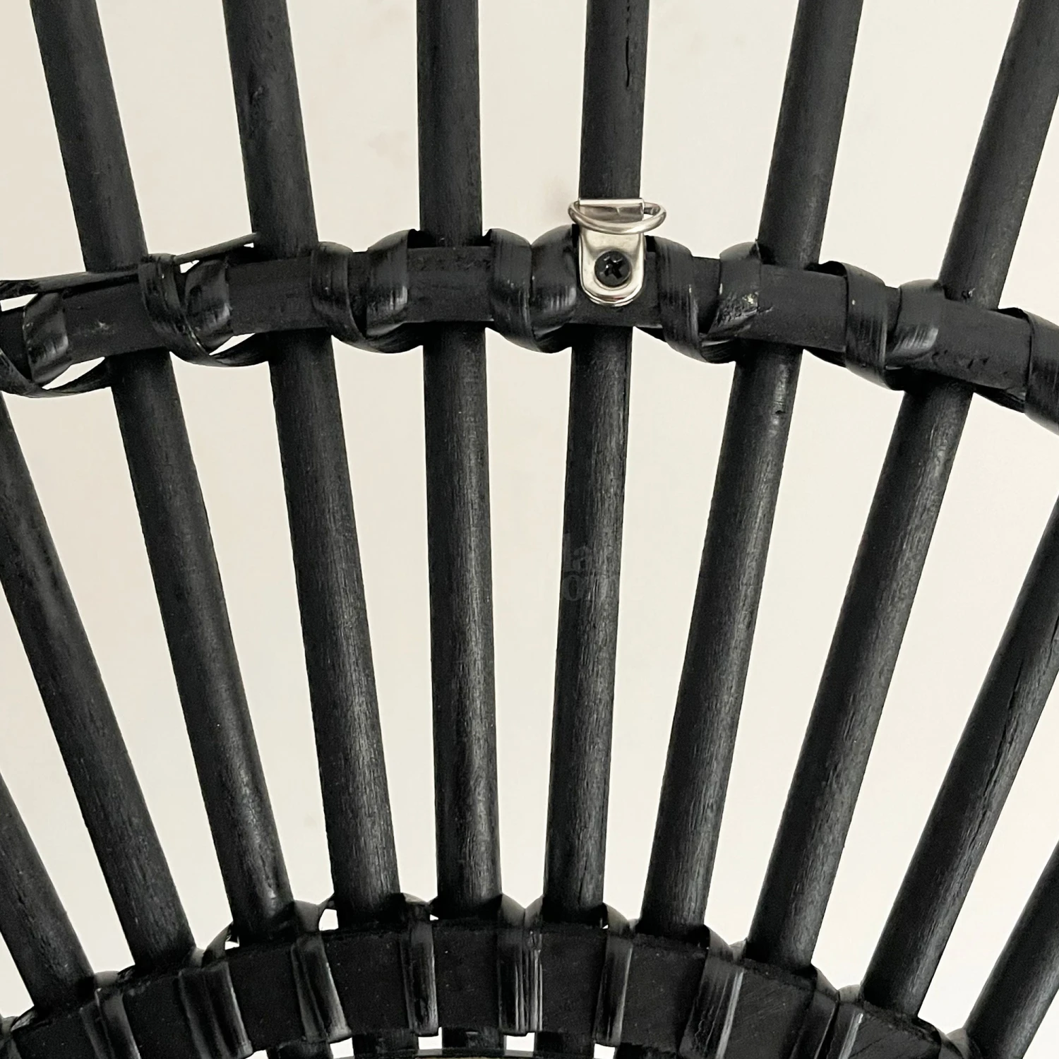 Darthome Limited Black Rattan Mirror 80cm 8 Darthome Limited Black Rattan Mirror 80cm - Image 8