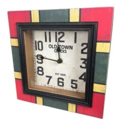 Darthome Limited Square Retro Mantle Clock -Decor Garden Shop IMG E9070 editedAFcopy