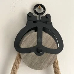Darthome Limited Hanging Clock On Rope Pulley -Decor Garden Shop IMG E9096