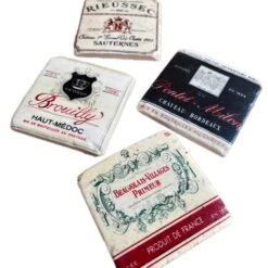 Darthome Limited Set Of 4 Wine Label Ceramic Coasters 13 Darthome Limited Set Of 4 Wine Label Ceramic Coasters -Decor Garden Shop IMG E9117 editedBScopy
